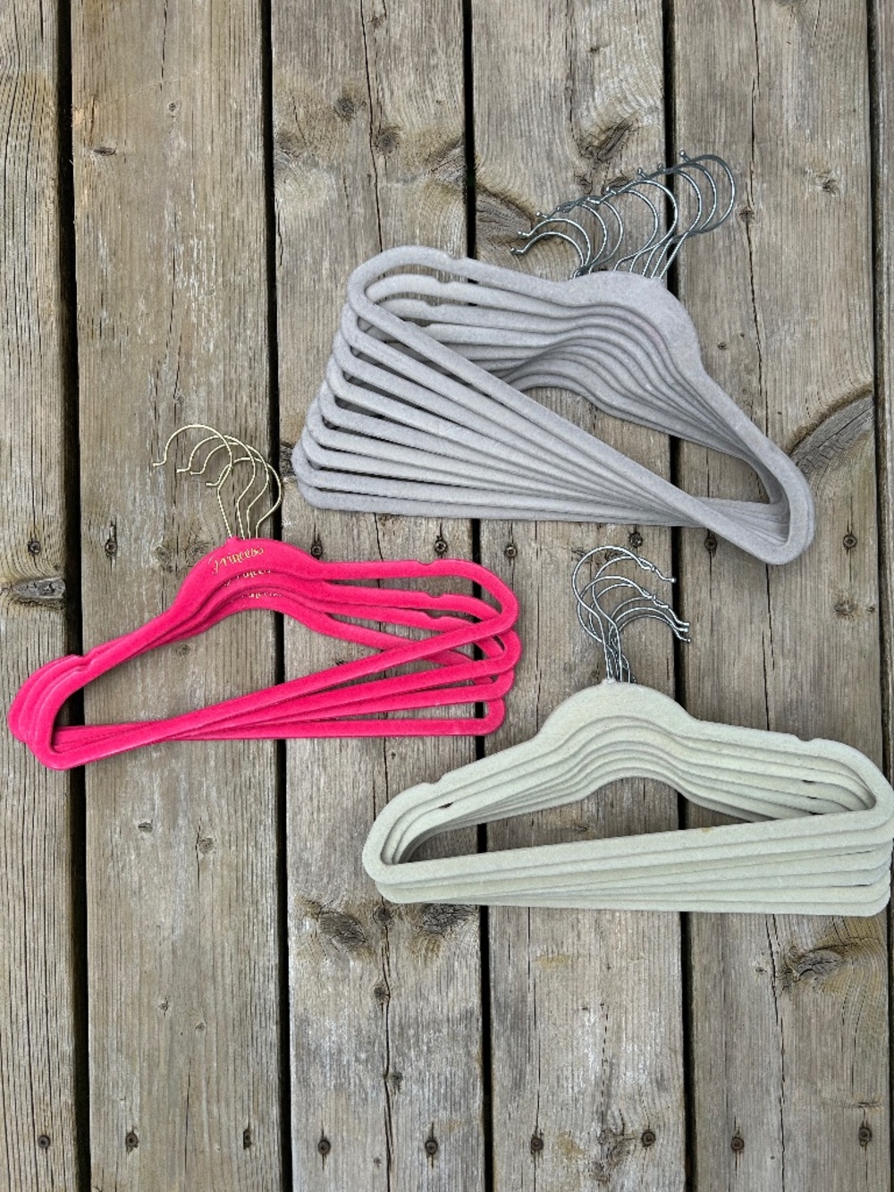20 Kids Velvet Clothes Hangers